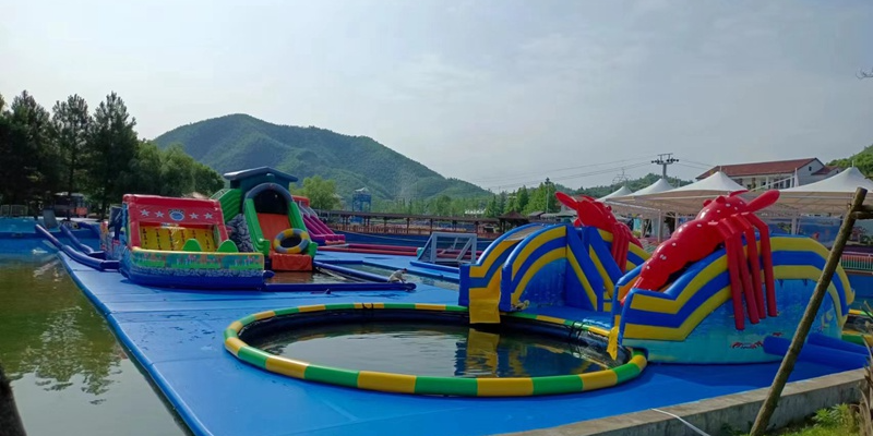 南京设计充气水上乐园水池