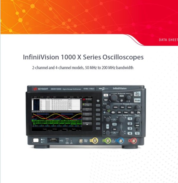 KEYSIGHT是德 DSOX1202A 示波器：70/100/200 MHz, 4個(gè)模擬通道