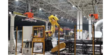 内蒙古机加工机器人生产线案例,机器人生产线