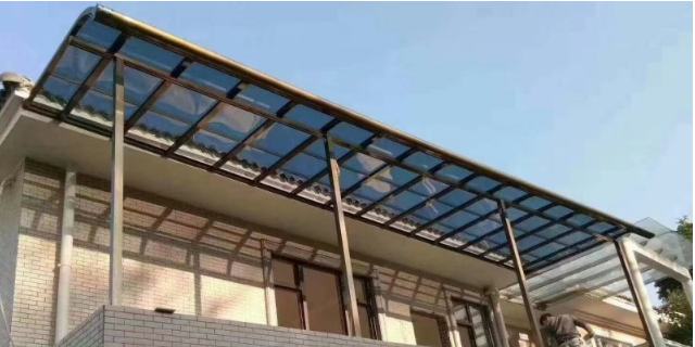 佛山遮陽雨棚設計 廣東蔚藍新型建材供應