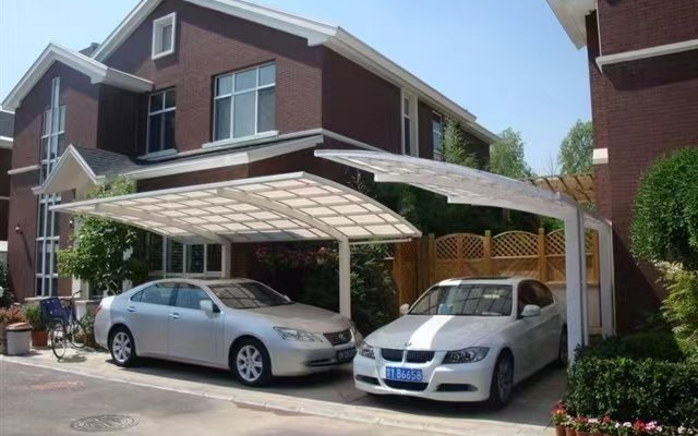 佛山中式車棚銷售 廣東蔚藍(lán)新型建材供應(yīng)