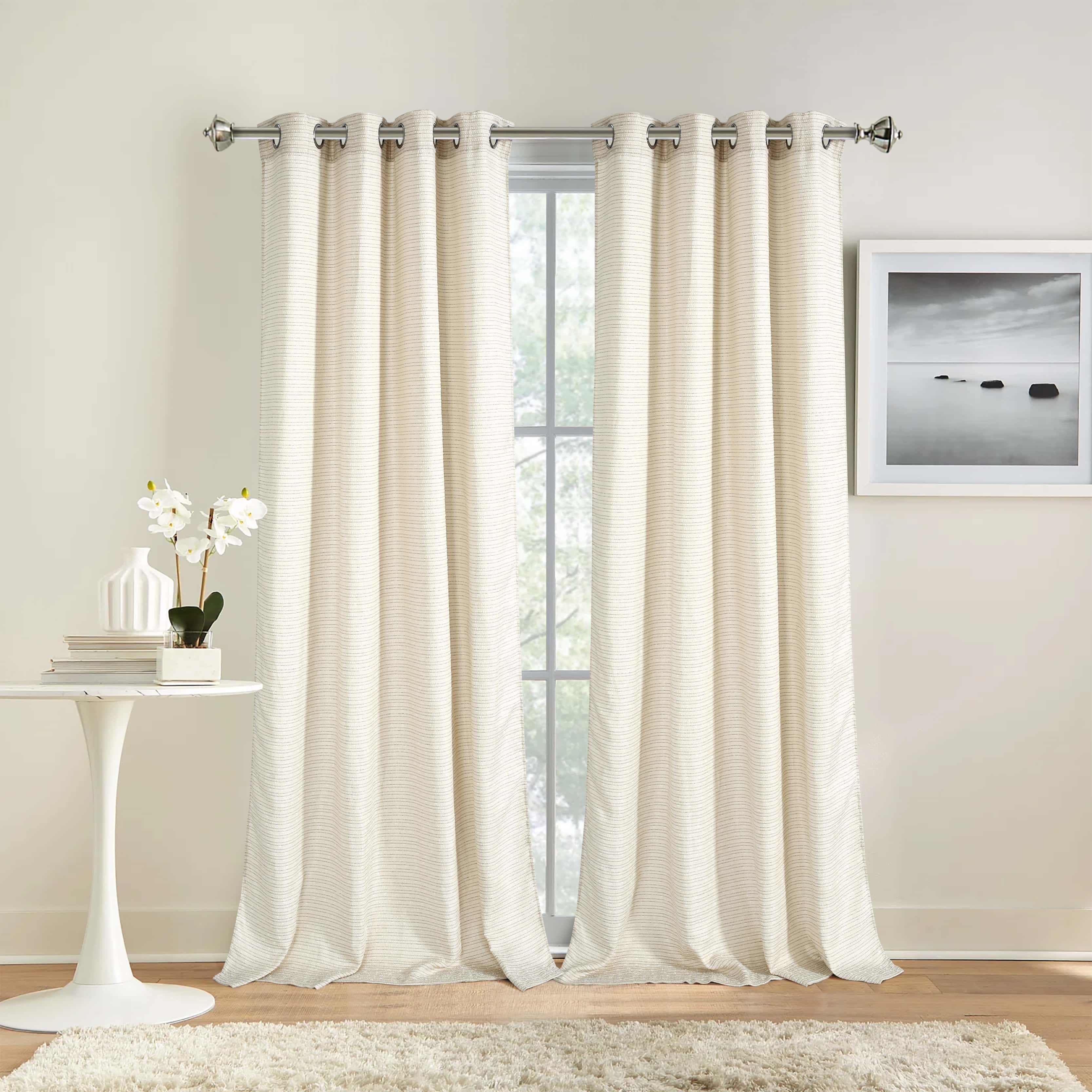 WholesaleCustom Beige Eyelet CurtainWell Home