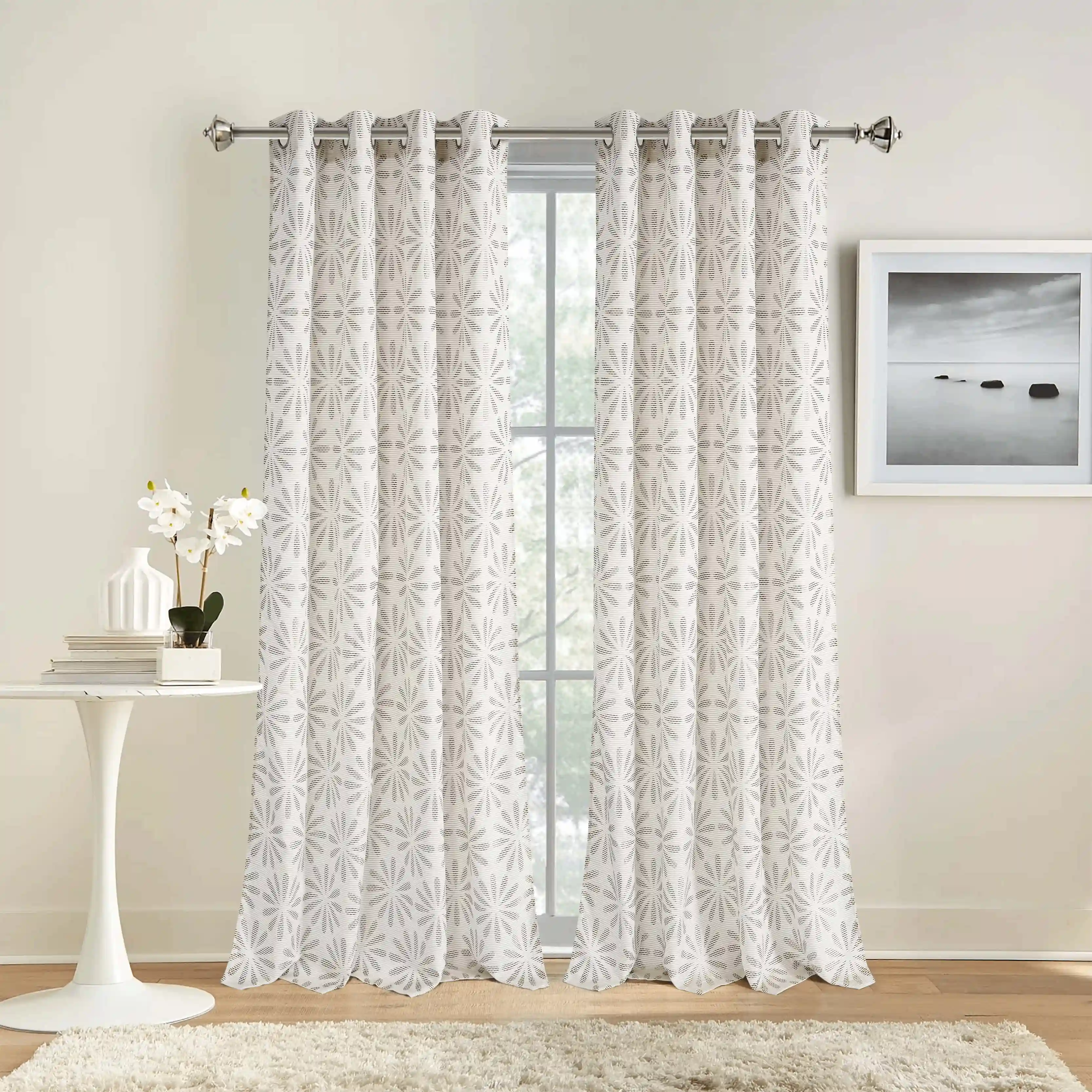 jacquard curtains 