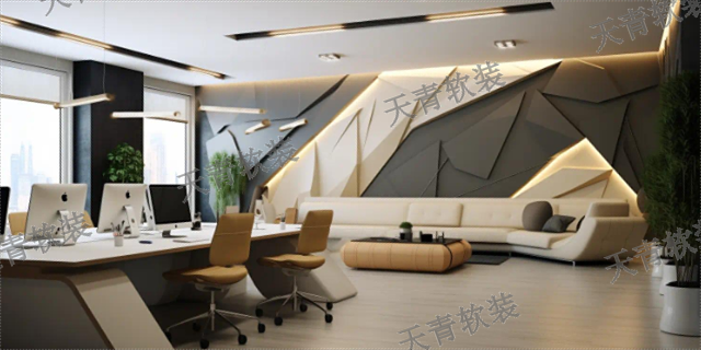 镇江办公室软装设计案例图纸,办公室软装设计