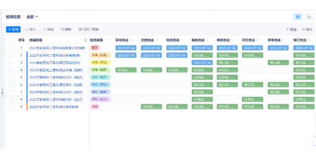 宁波安评项目管理软件流程