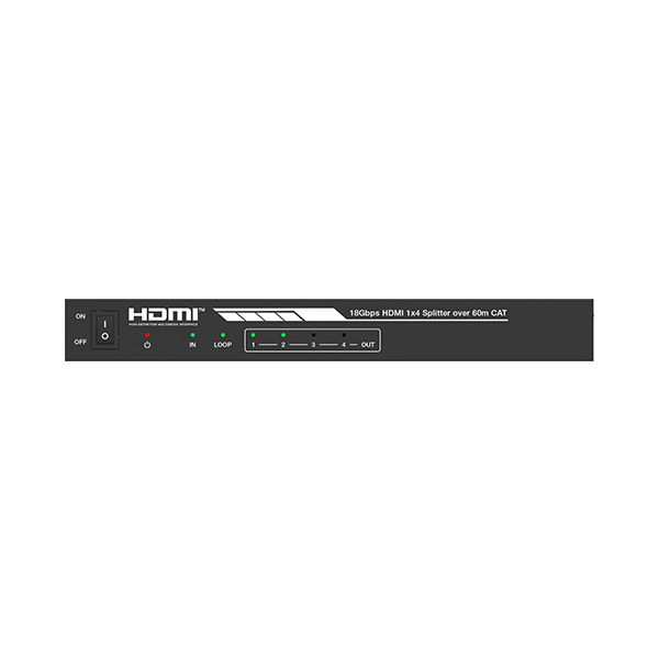 4K60 1x4 HDMI over CAT Extender 60 meters-Shenzhen Bits Information ...