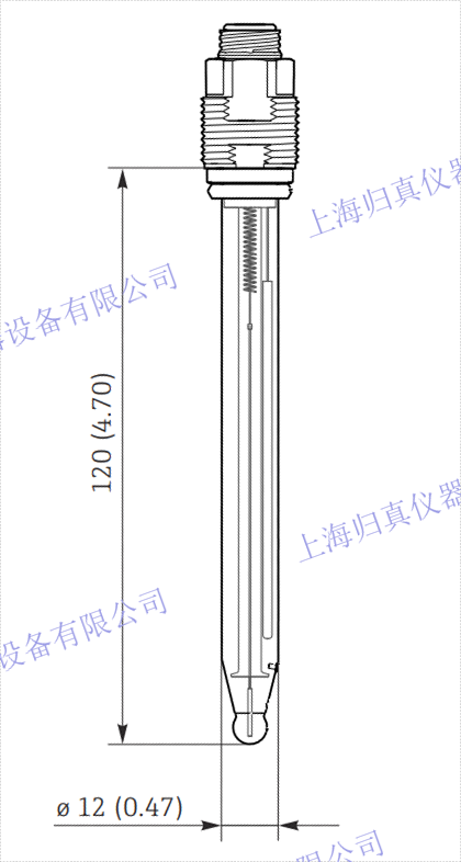 pH感測器ACLE409 ACLE電極-價位適中且性能可靠.採用電解液的玻璃pH電極適合在實驗室中簡單、迅速地測量水性樣品，例如酸、堿等；可填充電解液 符合人體