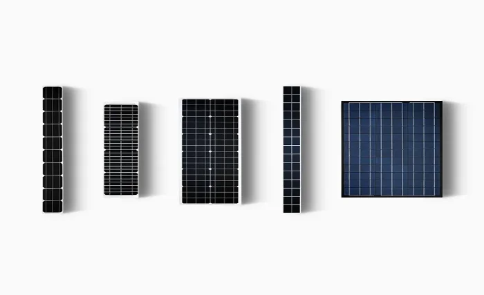 Monocrystalline solar panels