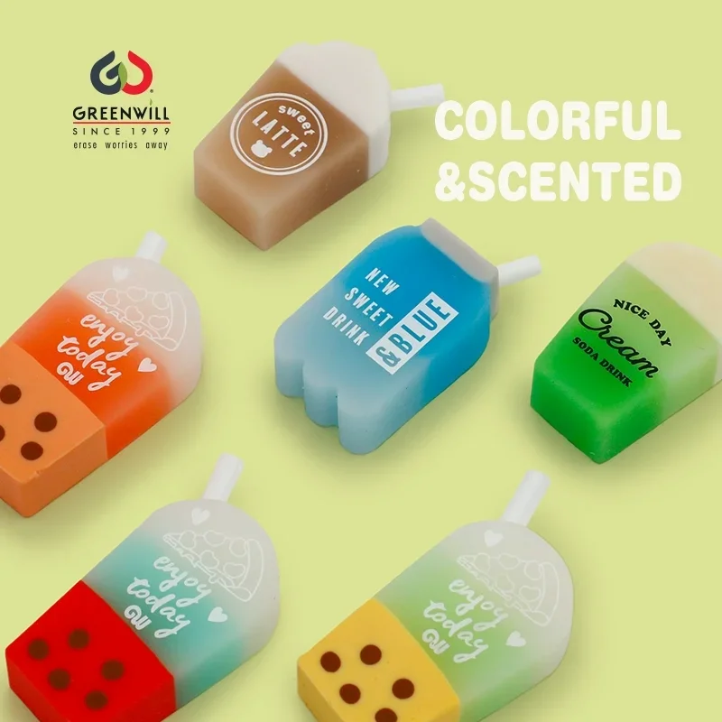 Innovative Designs of Eraser Shapes and Materials