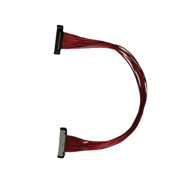 0.4mm Pitch IPEX 20380-R20T-06 Micro Coaxial Cable lvds connector cable