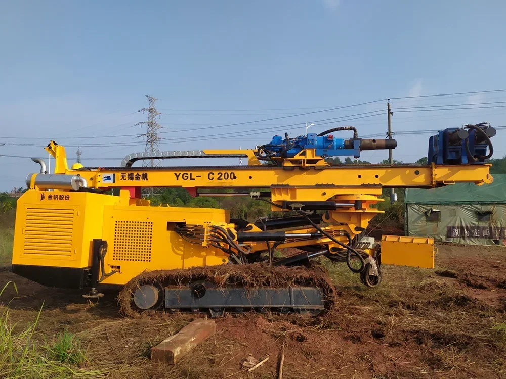 Jinfan Full Hydraulic Top Impact Rotary Track Drill