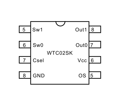 WTC02SK---2鍵觸摸IC