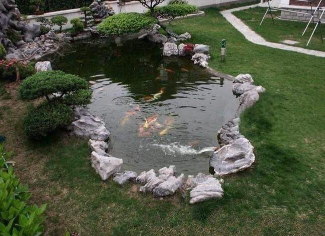 上海大型魚(yú)池假山設(shè)計(jì)費(fèi)用 上海京菁花卉園藝供應(yīng)