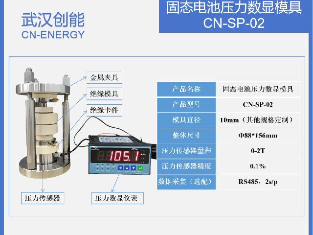 廣東聚合物固態(tài)電池測(cè)試模具購(gòu)買,固態(tài)電池測(cè)試模具