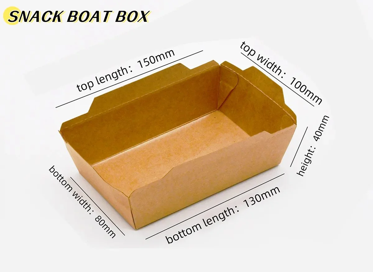 Snack boat box