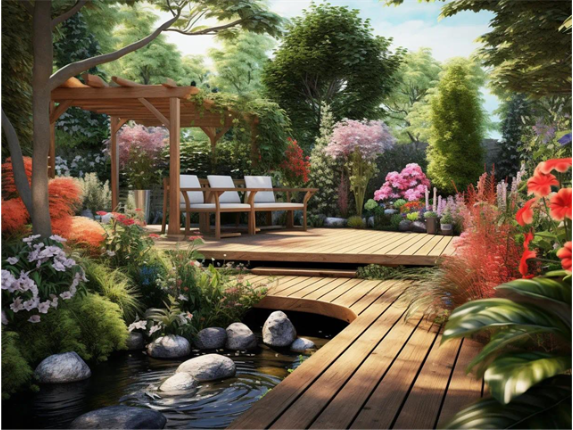 梅州小型庭园设计市价 广州市舜欣园林景观工程供应