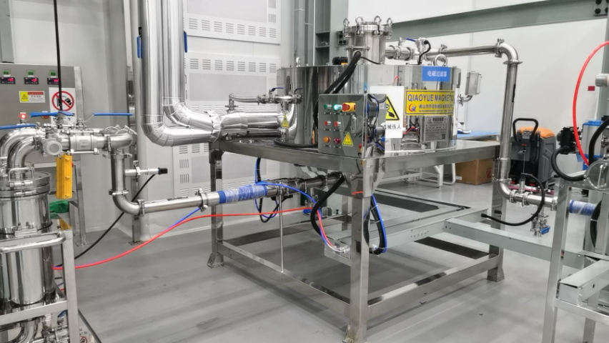 廣東電磁自卸式除鐵機(jī)定制 佛山喬岳智能供應(yīng)