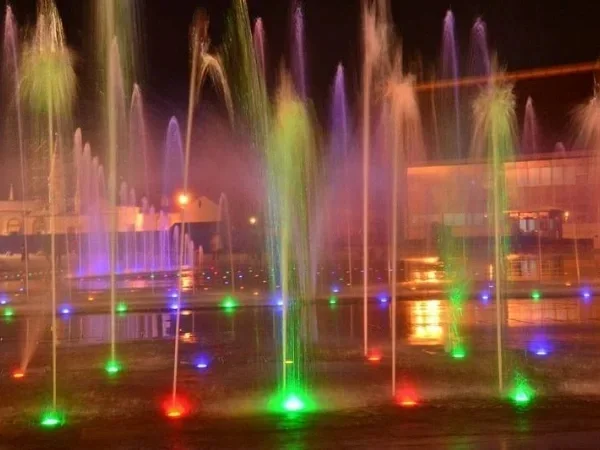 Dry Color Music Fountain