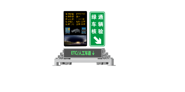 潮州高速公路出入口外广场治超机器人生产