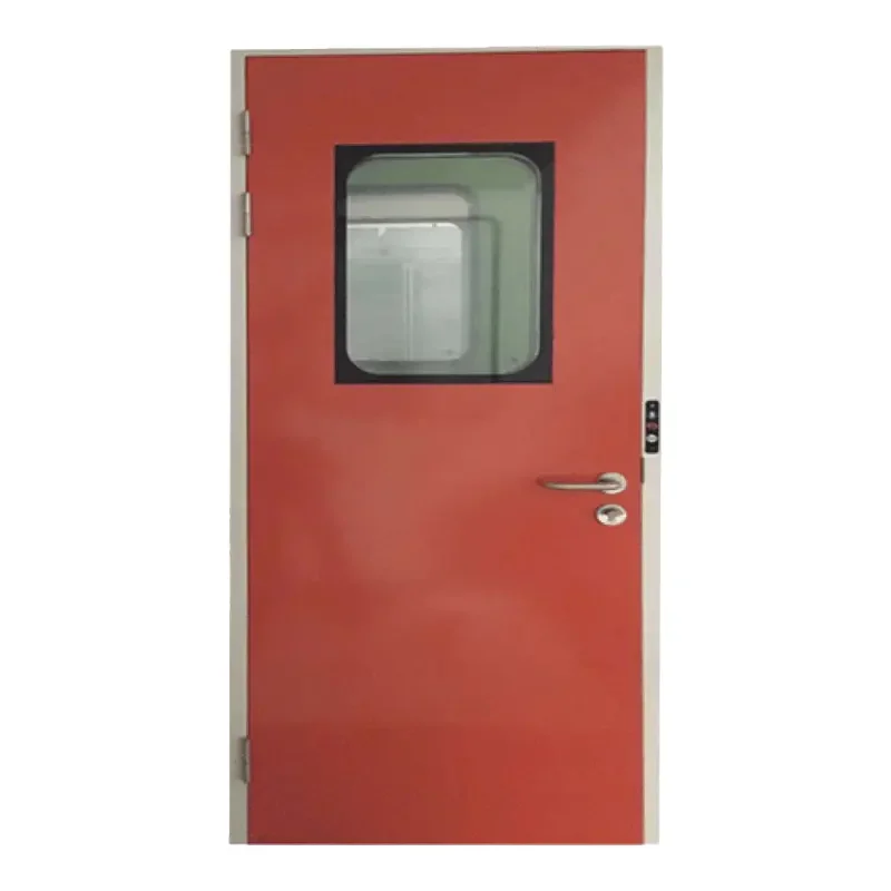 Medical laminated steel doors