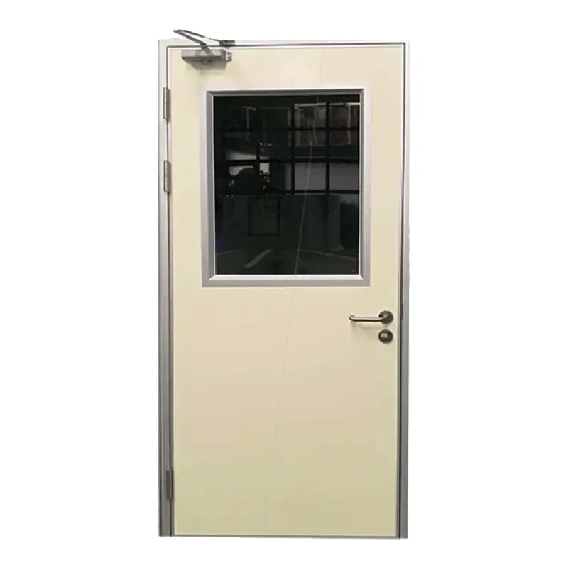 Medical laminated steel doors