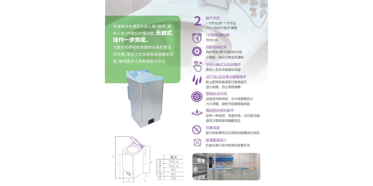 上海有什么護理墊/尿不濕粉碎處理機好用 貼心服務(wù) 璽和醫(yī)療科技供應(yīng)