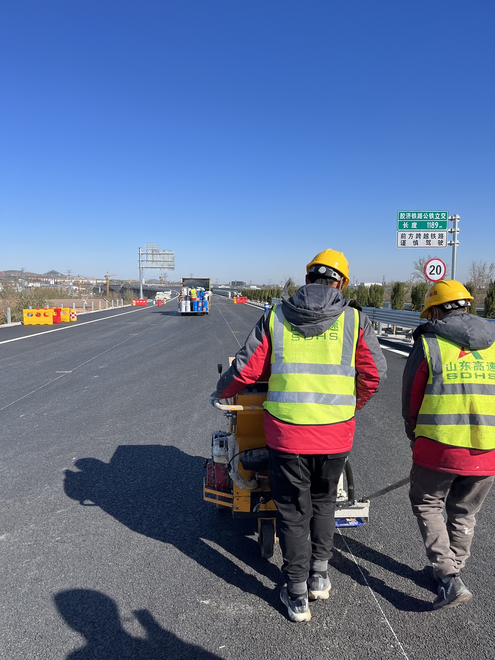 高速公路劃線