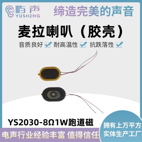 YS2030-8Ω1W跑道磁