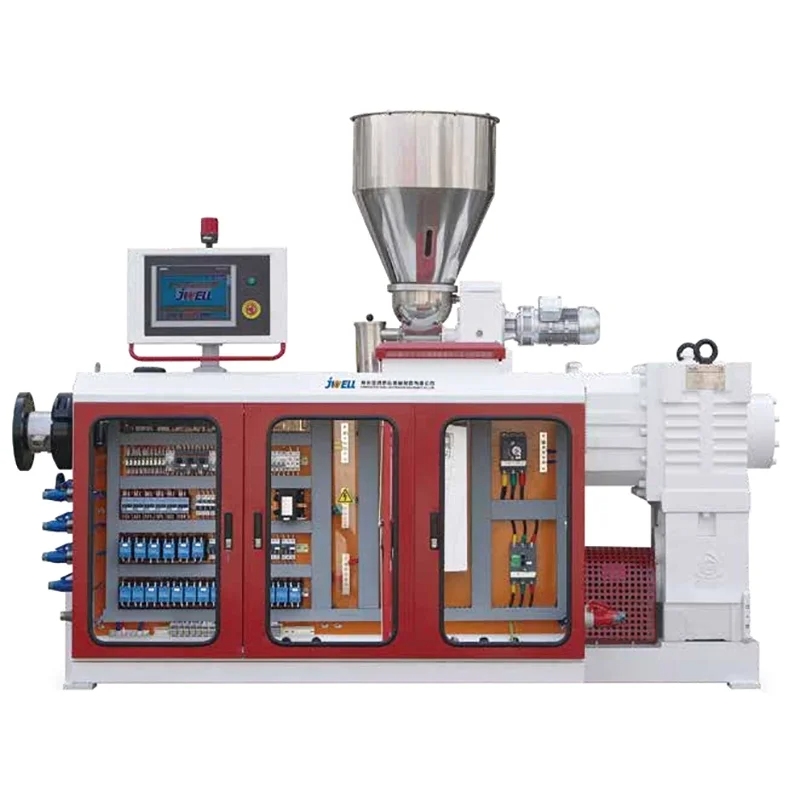 Jwell counter rotating twin screw extruder