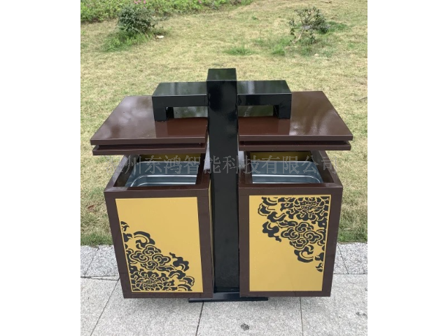 重庆贸易户外垃圾箱公园室外果皮箱双桶