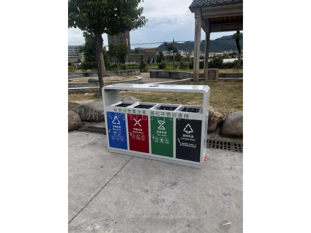 安徽建设项目户外垃圾箱大号金属环卫果皮箱市政室外垃圾箱