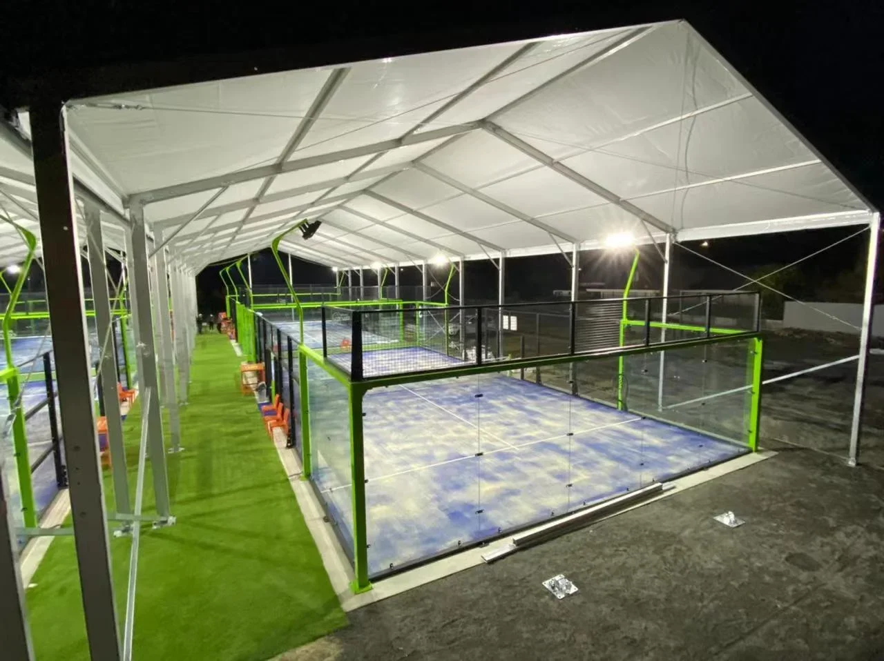 PVC Tents for Panoramic Padel Tennis Courts