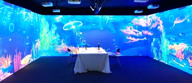 沉浸式投影空间,体验视觉视觉盛宴-深圳千渡信息科技有限公司
