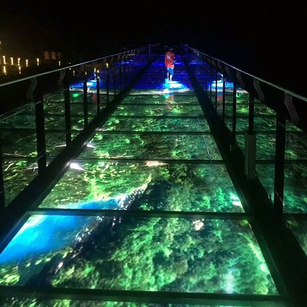 地面互动LED屏,点亮城市,创造无限可能 -深圳千渡信息科技有限公司