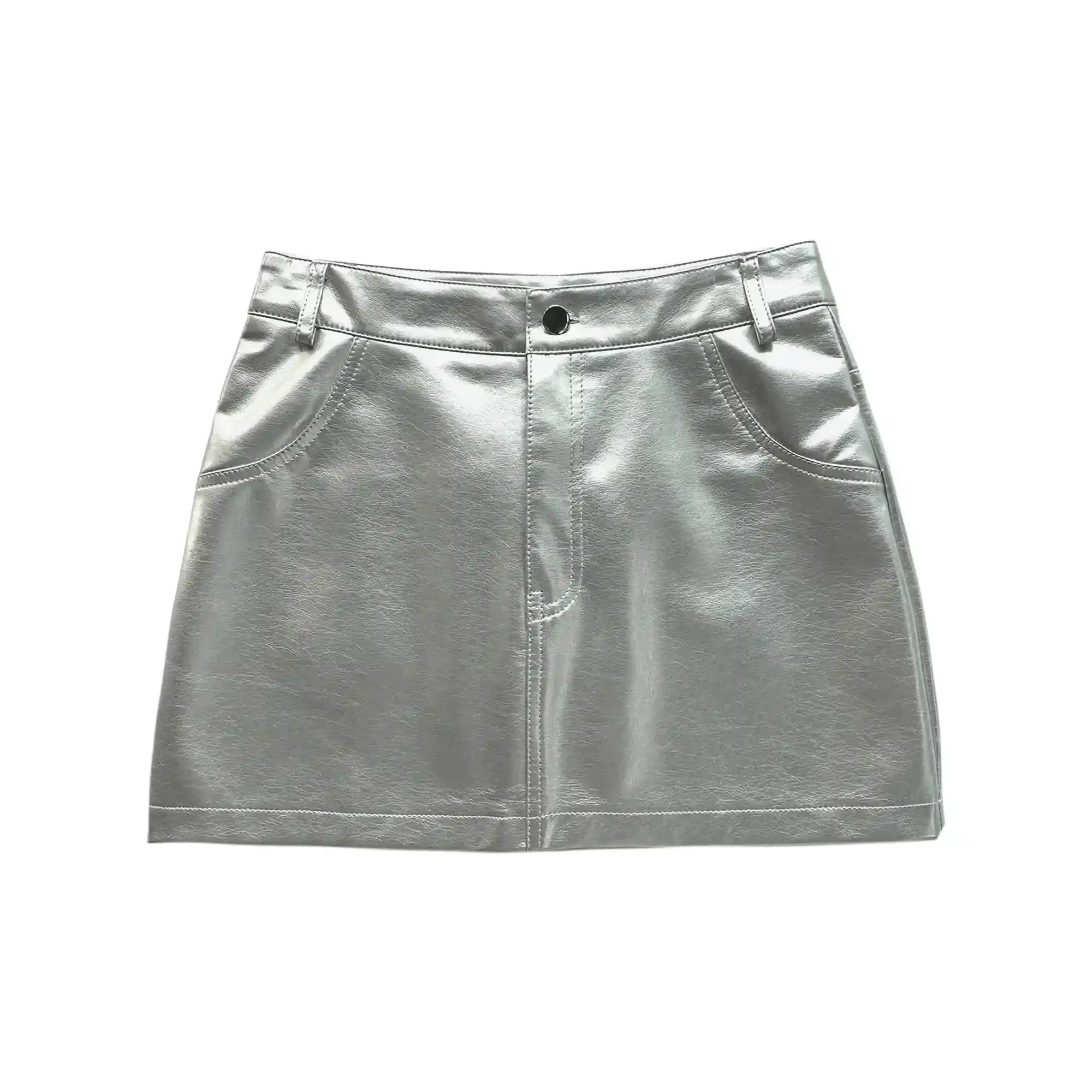 faux leather mini skirts