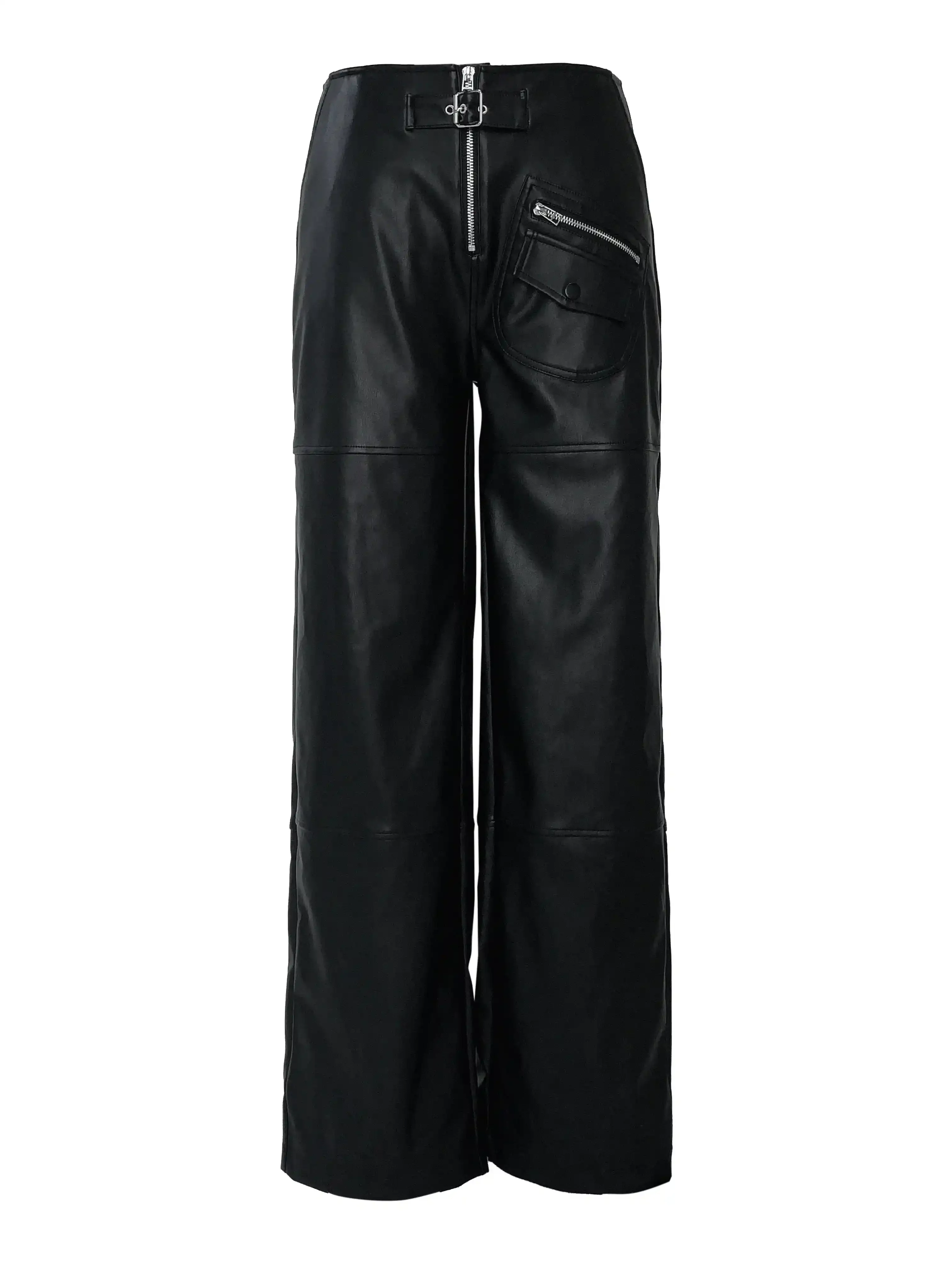 faux leather pant