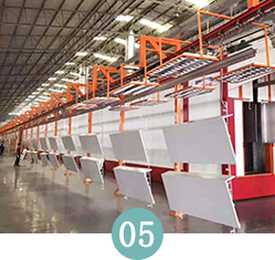 high temperature curing line