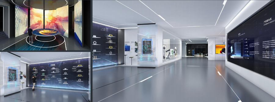 数字公司展厅设计 上海为屹实业供应