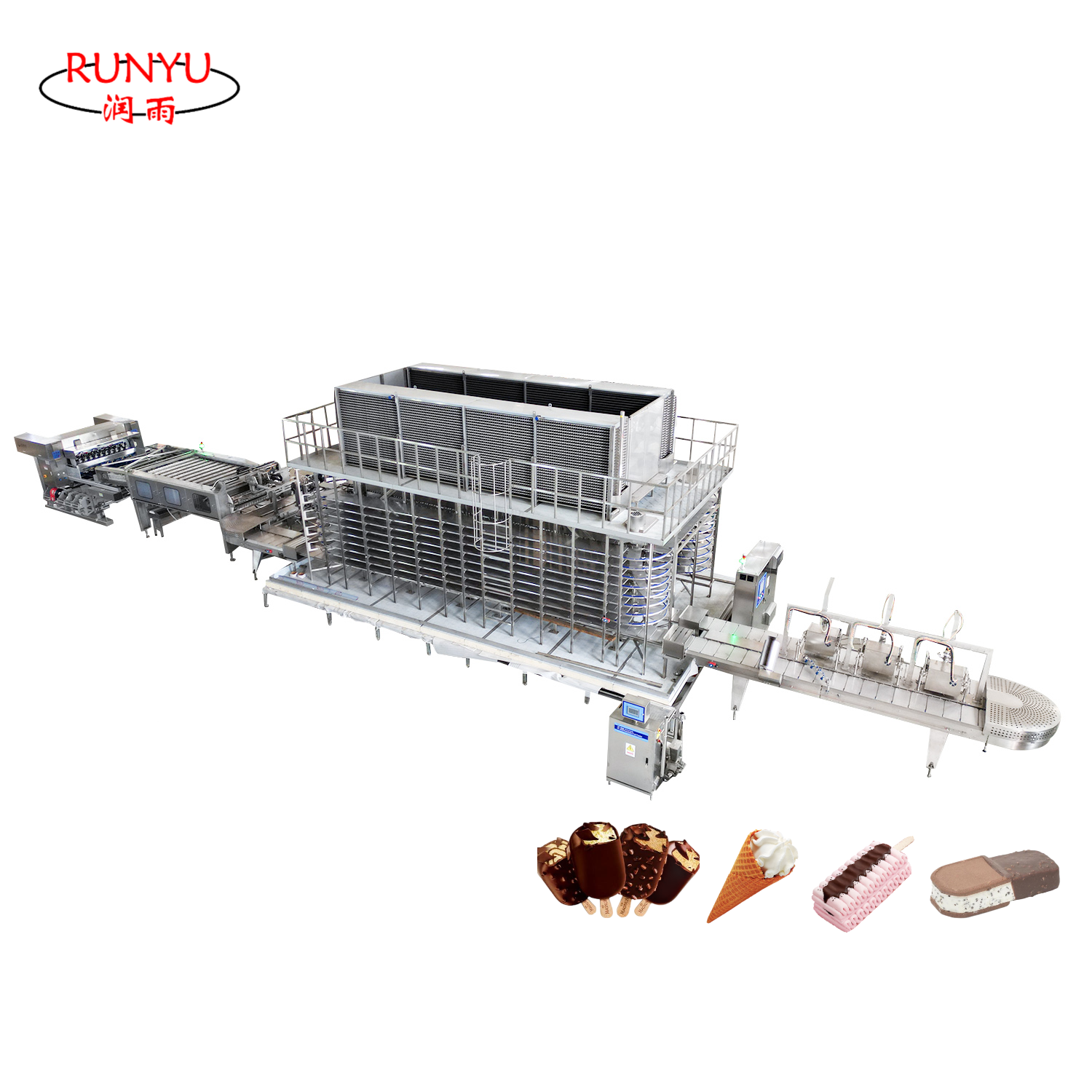 DTA-1200 ice cream extrusion line