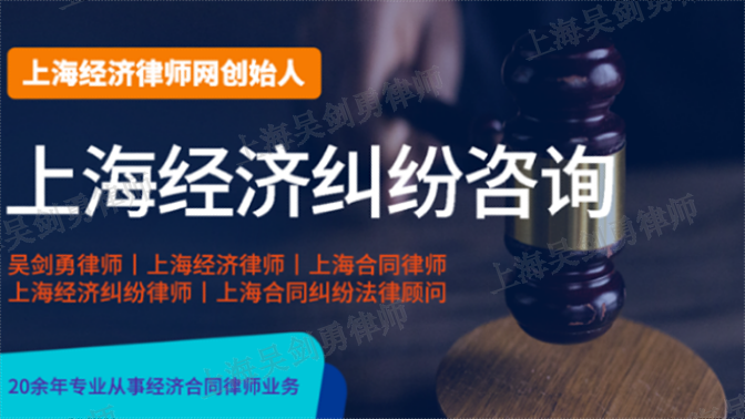 上海经济案件律师服务