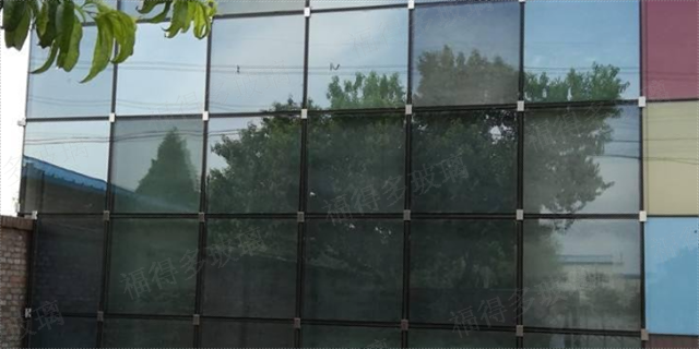 银川波点彩釉玻璃墙 宁夏福得多玻璃供应