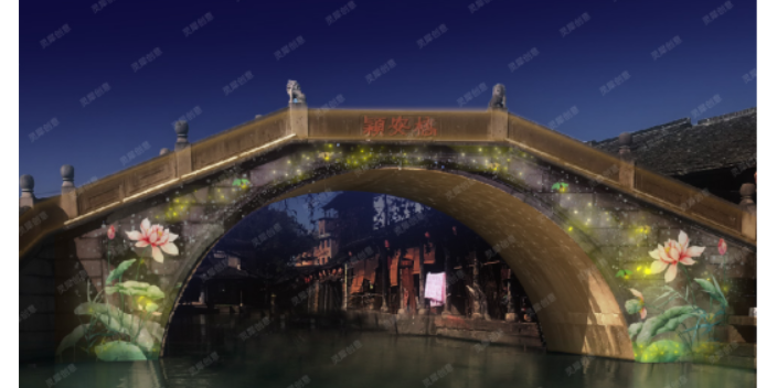 广西新型夜游灯光亮化装饰 诚信为本 苏州灵犀创意科技供应