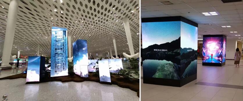 indoor corner LED display screen