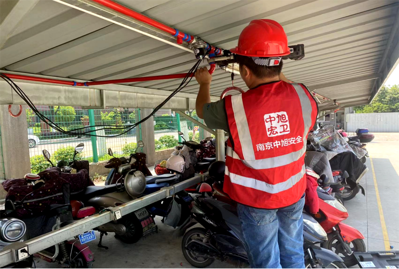 建邺区电瓶车车棚消防灭火装置