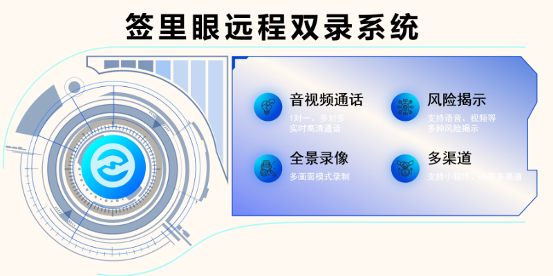 合肥保护你的权益远程视频双录数据安全 欢迎来电 北京签里眼视频面签供应;