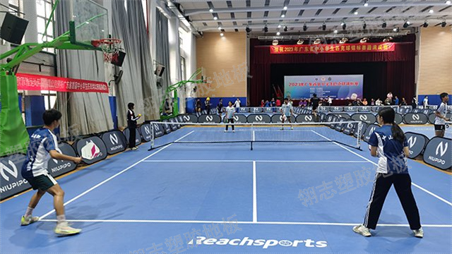 梅州篮球塑胶地板要多少钱 深圳市翎志运动地板供应