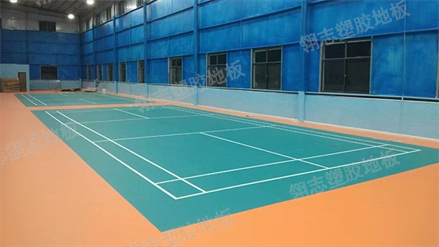 开平市匹克球塑胶地板场地施工 深圳市翎志运动地板供应