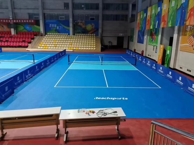 崇左市國產匹克球運動地板現價 深圳市翎志運動地板供應