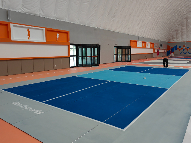 惠州市匹克球運動地板批發(fā)廠家 深圳市翎志運動地板供應(yīng)