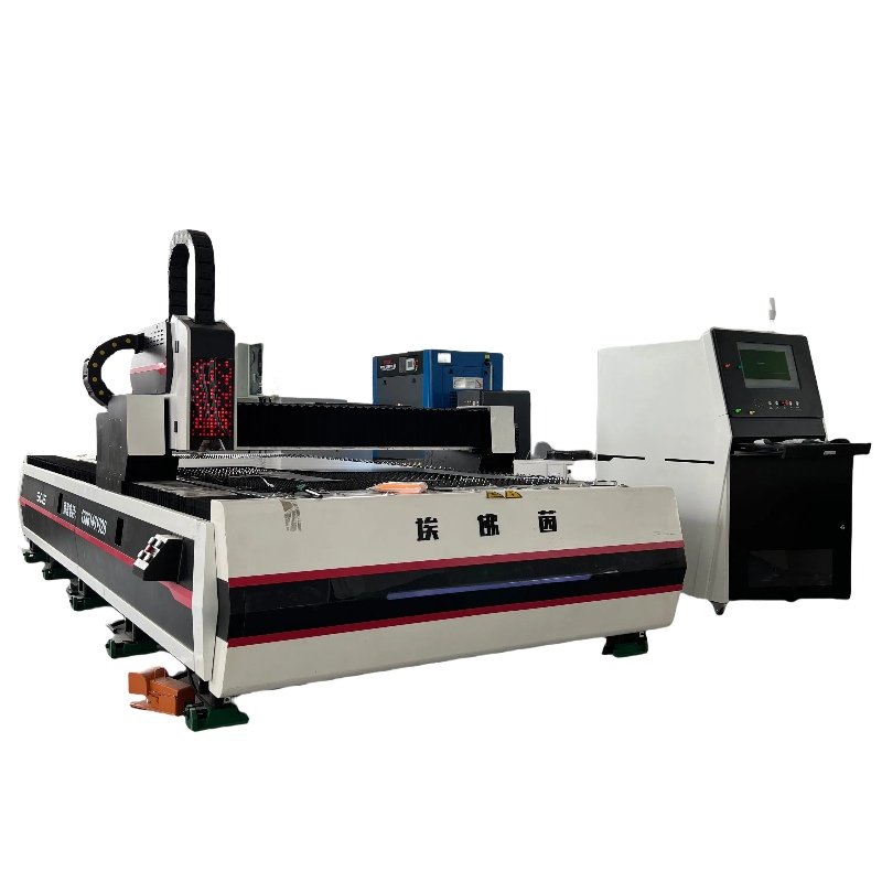 Open dual drive fiber laser cutting machine